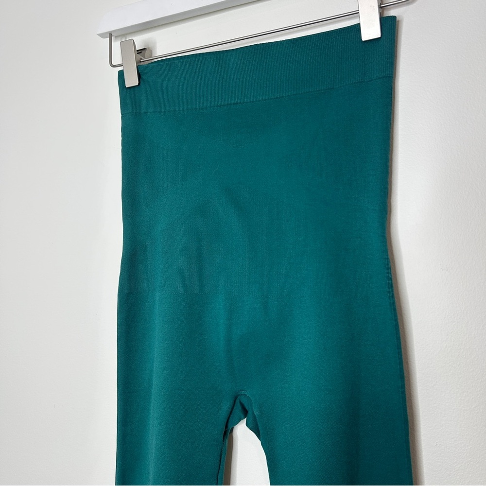 BLANQI Everyday Maternity Belly Support Turquoise Leggings Small Blue Green - Picture 4 of 7